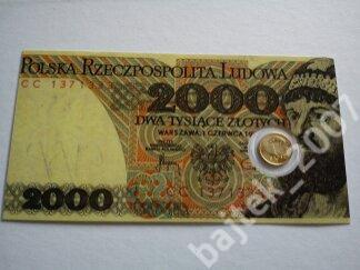 Blister Polska 1 GROSZ 2011 gra 2 raz