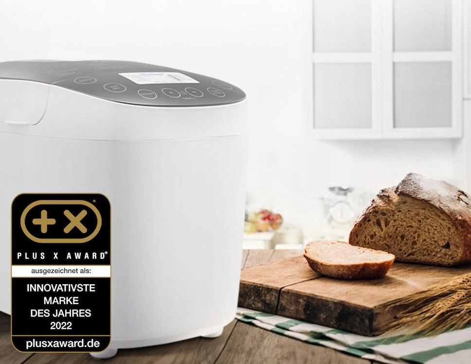 WYPIEKACZ DO CHLEBA BIAŁY 950W 20 PROGRAMÓW AUTOMAT DO DŻEMÓW OWSIANEK