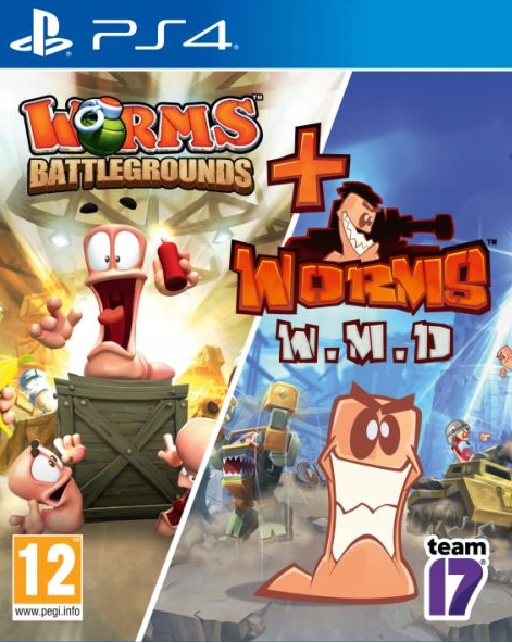 WORMS BATTLEGROUNDS + WORMS W.M.D PS4 PL