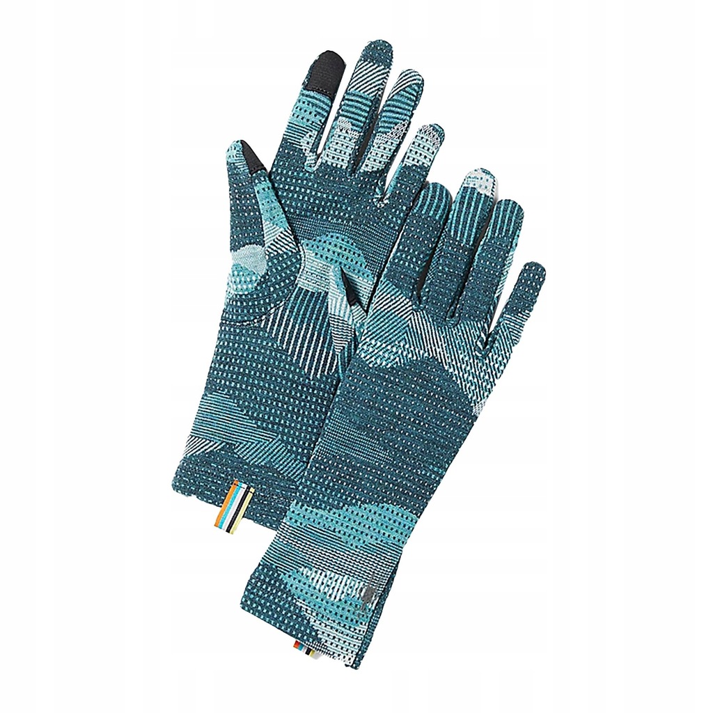 Rękawiczki trekkingowe Smartwool Thermal Merino twilight blue mtn scape XS