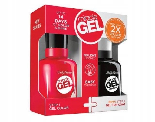 Sally Hansen Miracle Gel duo 470 + Top 101