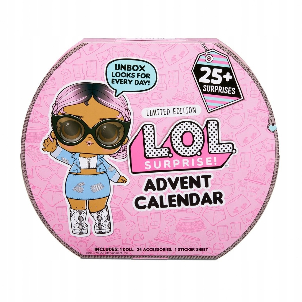 Kalendarz adwentowy L.O.L. Surprise OOTD Out fit o - 11909699983