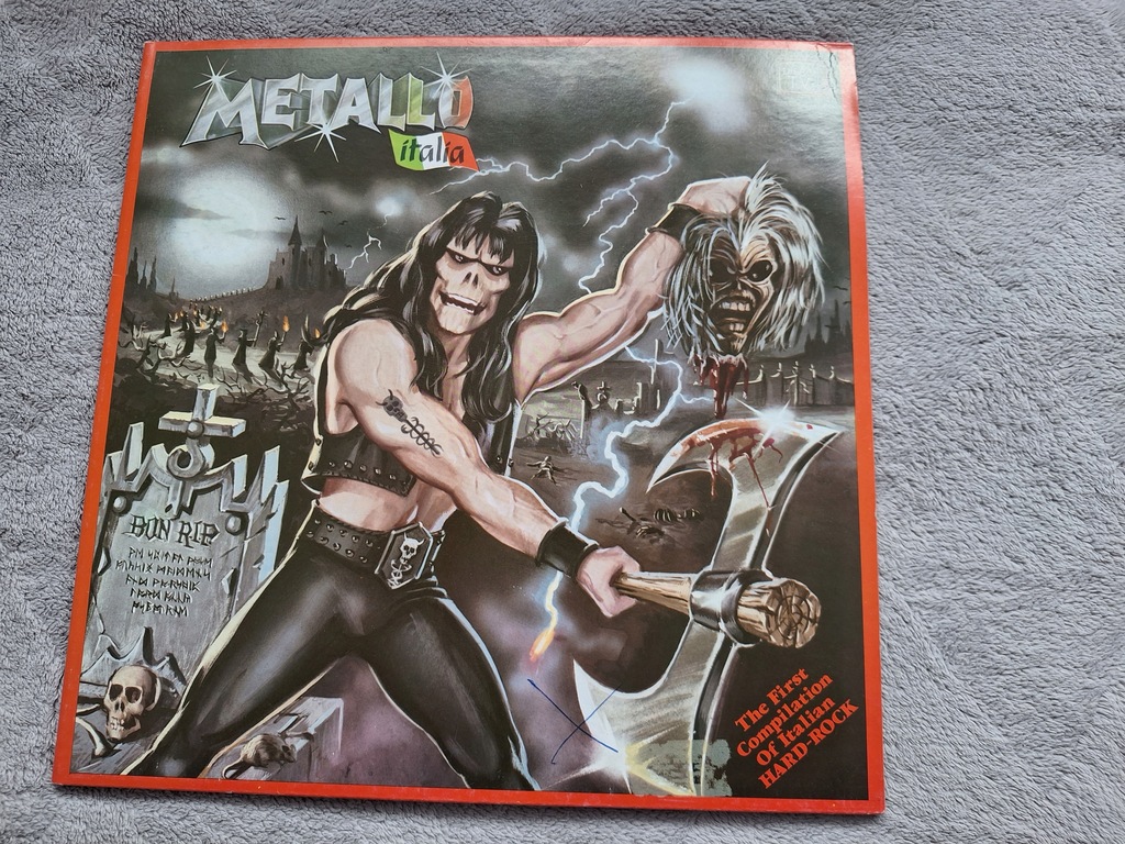 METALLO Italy LP 1985 First Compilation HARD-ROCK