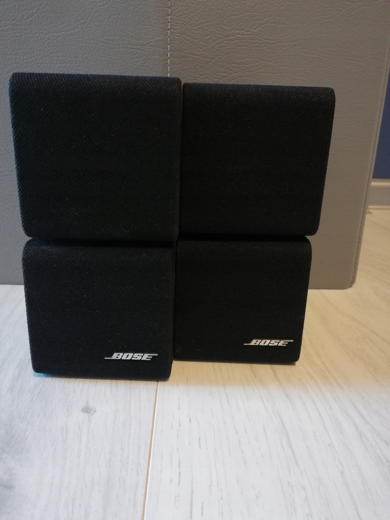 2 x BOSE DOUBLE CUBE SPEAKER REDLINE BLACK !