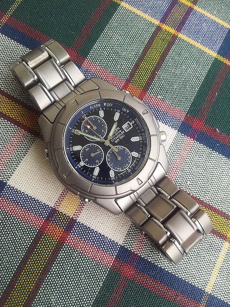 Citizen eco drive Titanium gn-4-s-9, chronograph