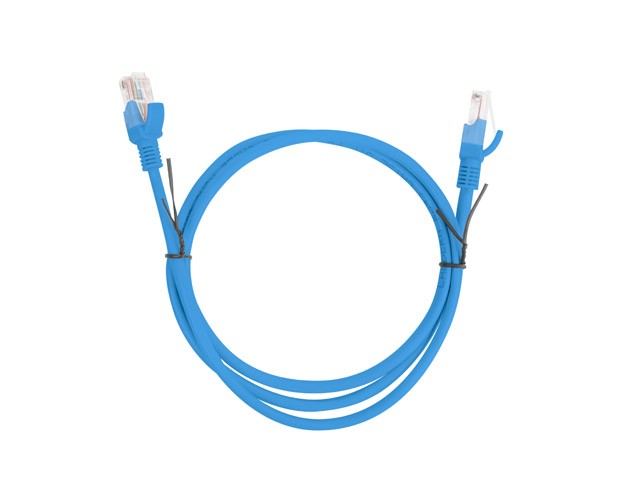 Kabel krosowy patchcord U/UTP kat.6 1m niebieski PCU6-10CC-0100-B
