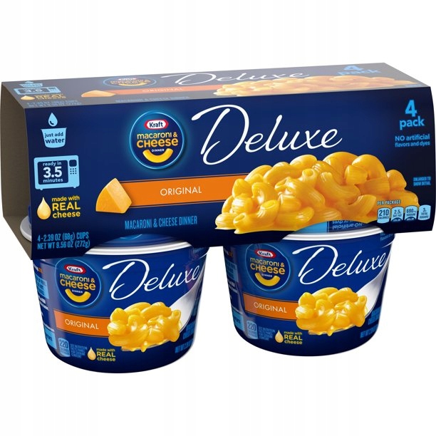 Macaroni & Cheese Kraft Danie w3,5min 4szt USA