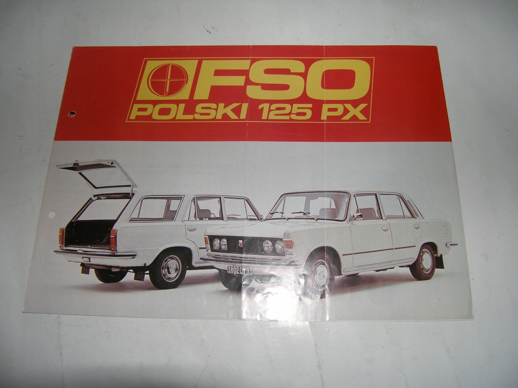 Prospekt FIAT FSO 125p PX