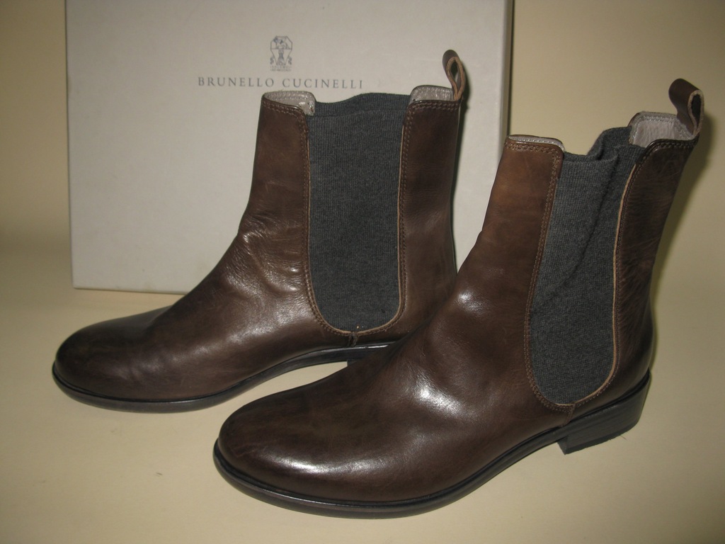 BRUNELLO CUCINELLI sztyblety r. 38 (24,5-25cm) NOWE w kartonie cena 4,300zł