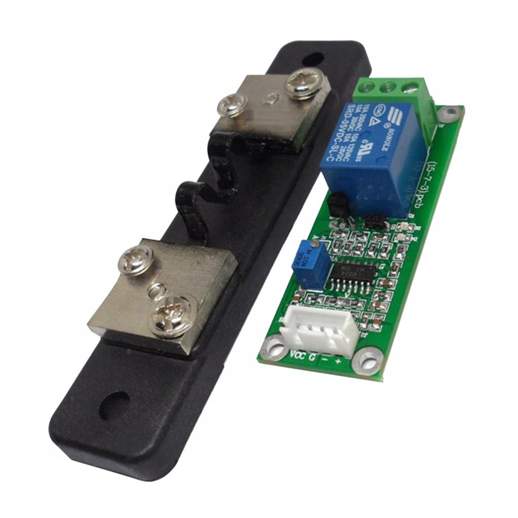 -DC20A 5V Current Shunt Sensor DC Current Sensor Module Relay Output Over