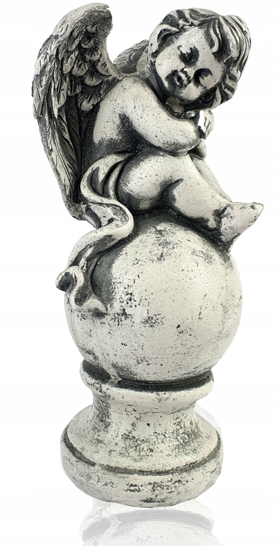 Figurka na grób Anioł na kuli 23 cm