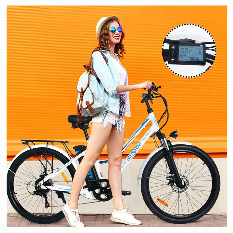 350W 36V 10A 32KM/H Rower elektryczny damski Retro 13538108406