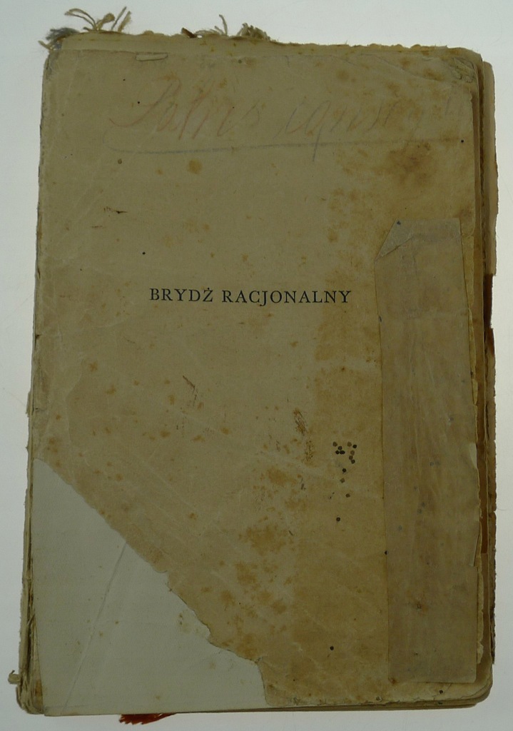 Brydż racjonalny 1935 + wycinek prasowy