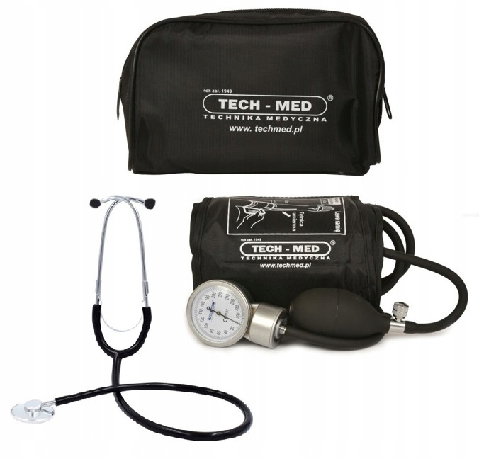 CIŚNIENIOMIERZ ZEGAROWY TECH-MED TM-Z + STETOSKOP