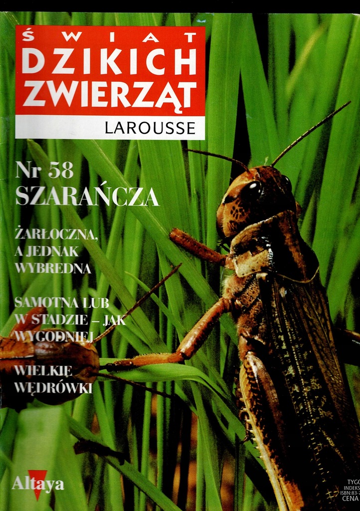 Świat dzikich zwierząt - z. 58 - SZARAŃCZA