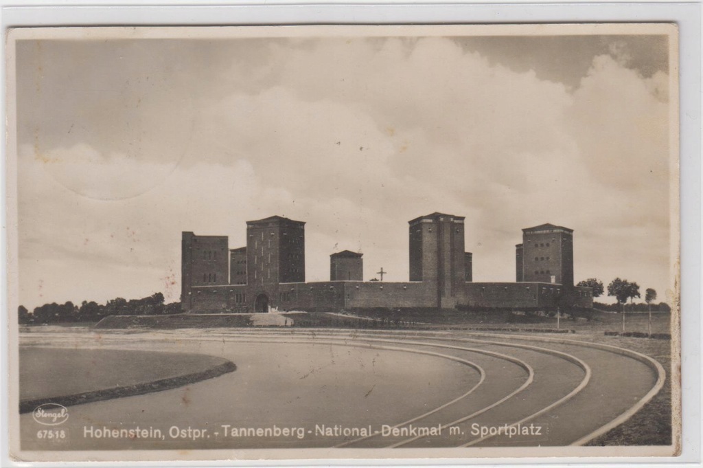 =OLSZTYNEK =HOHENSTEIN= Tannenberg National Denkmal =ŁADNY OBIEG=26.8.1937=