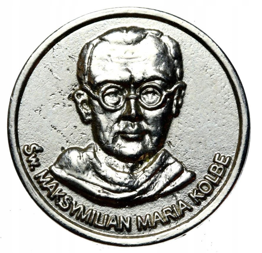 STARY MEDAL - Polska - ŚW MAKSYMILIAN KOLBE