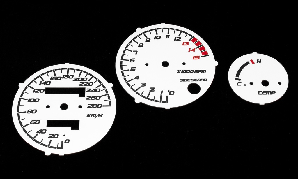 Honda CBR 600 F2 Tarcze Zegarów Zegary BIAŁE