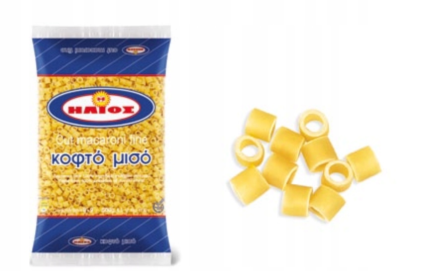 Grecki makaron kofto Helios cut macaroni 500g