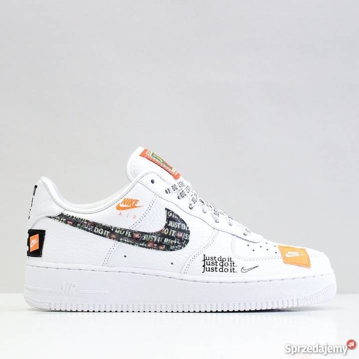 Nike Air Force 1 07 PRM JDI JUST DO IT BIAÅE - 7532794486 - oficjalne archiwum Allegro