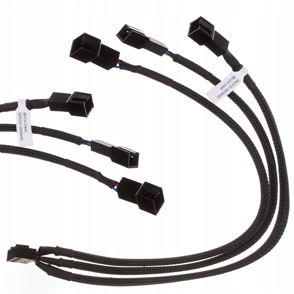 Kabel Przedłużacz Rozdzielacz Wentylator PWM 4 PIN