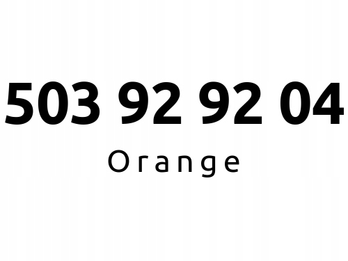 503-92-92-04 | Starter Orange (929 204) #E