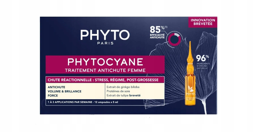 PHYTO Phytocyane ampułki wypadanie dla kobiet 12*5