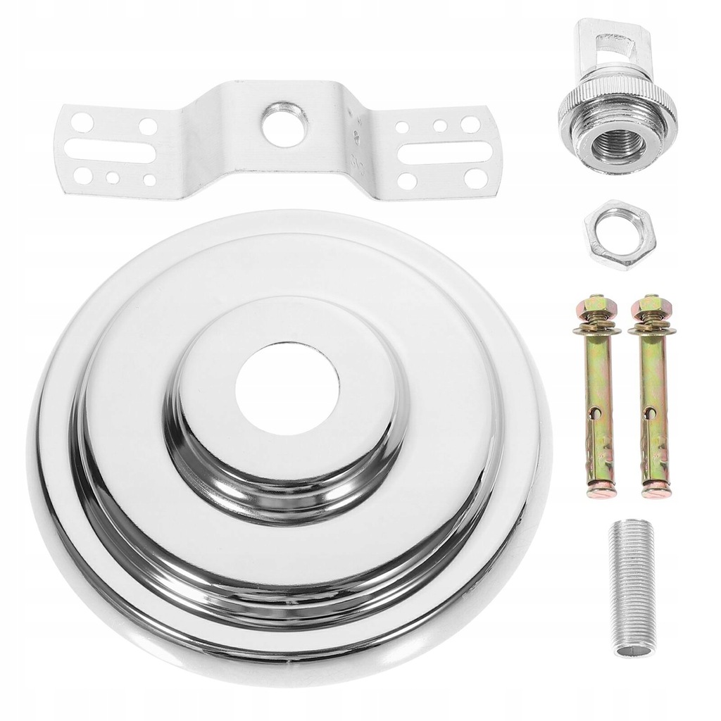 PLATE COMPONENT LAMPSHADE HOOKS SILVER