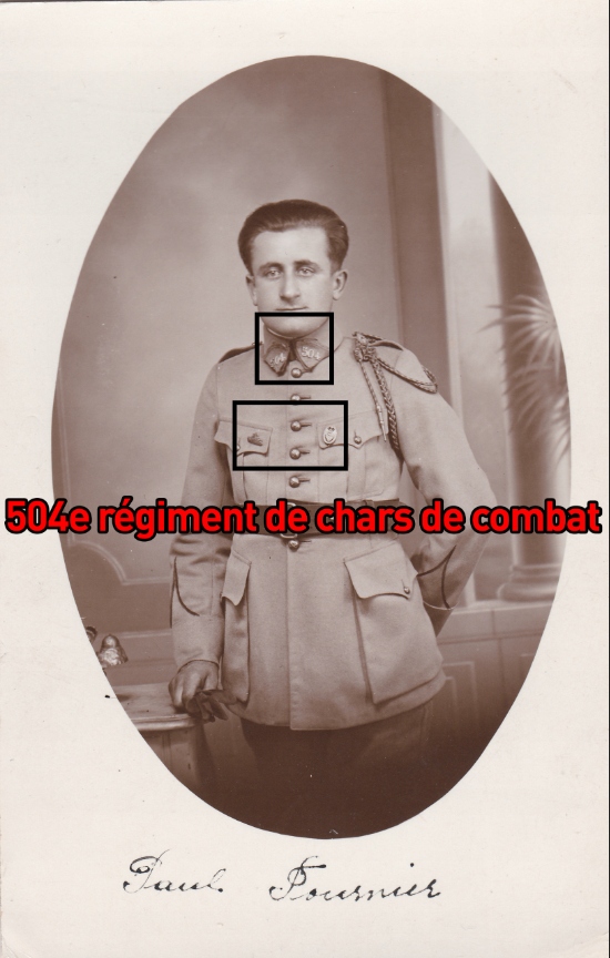 003F ŻOŁNIERZ CZOŁGISTA ODZNAKI 504 PUŁK CZOŁGÓW FRANCJA