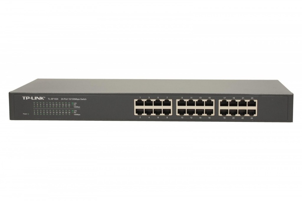 Switch TP-Link 24p TL-SF1024 Rack (24x10/100Mbit)