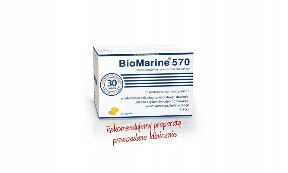 BIOMARINE 570 180 KAPSUŁEK TRAN ODPORNOŚĆ
