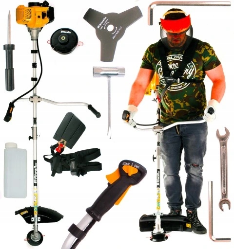 Najmocniejsza Kosa Podkaszarka Spalinowa +Olej STIHL Wykaszarka Riwall