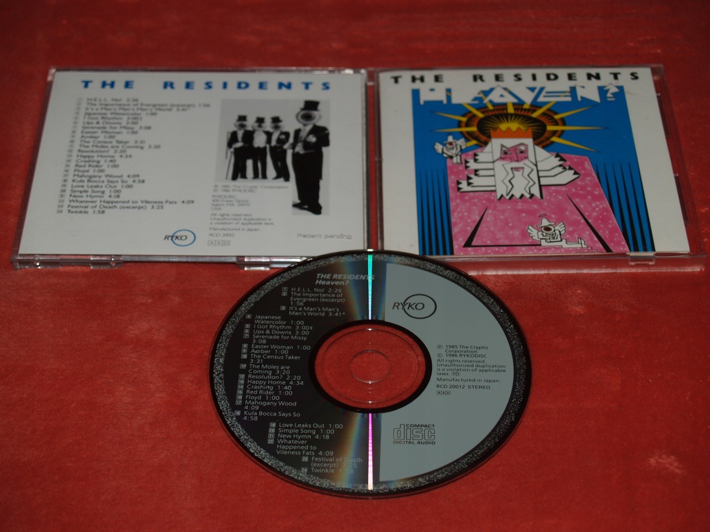 THE RESIDENTS HEAVEN? 1986 JAPAN