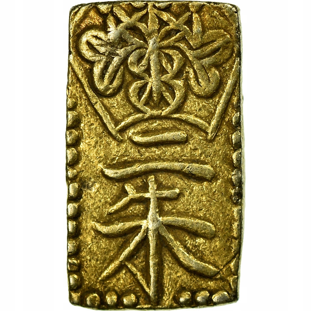 Moneta, Japonia, 2 Shu, Nishu Gin, 1860-1869, AU(5