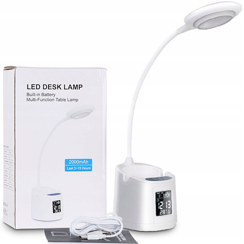 Купить Светодиодная настольная лампа BATTERY DISPLAY 3 цвета: отзывы ...