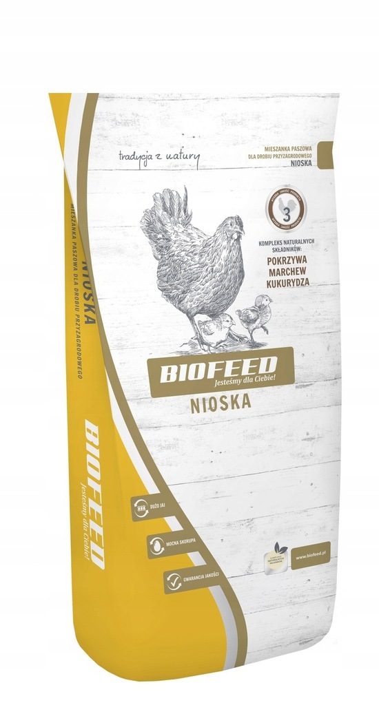 Pasza dla kur Niosek Premium SYPKA Biofeed 25kg
