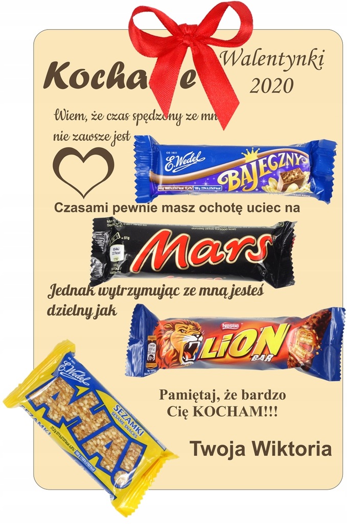 PREZENT NA WALENTYNKI DLA NIEGO DLA NIEJ DYPLOM