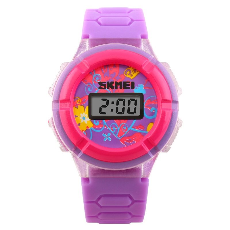 Zegarek dziecięcy elektroniczny - SKMEI - kolory