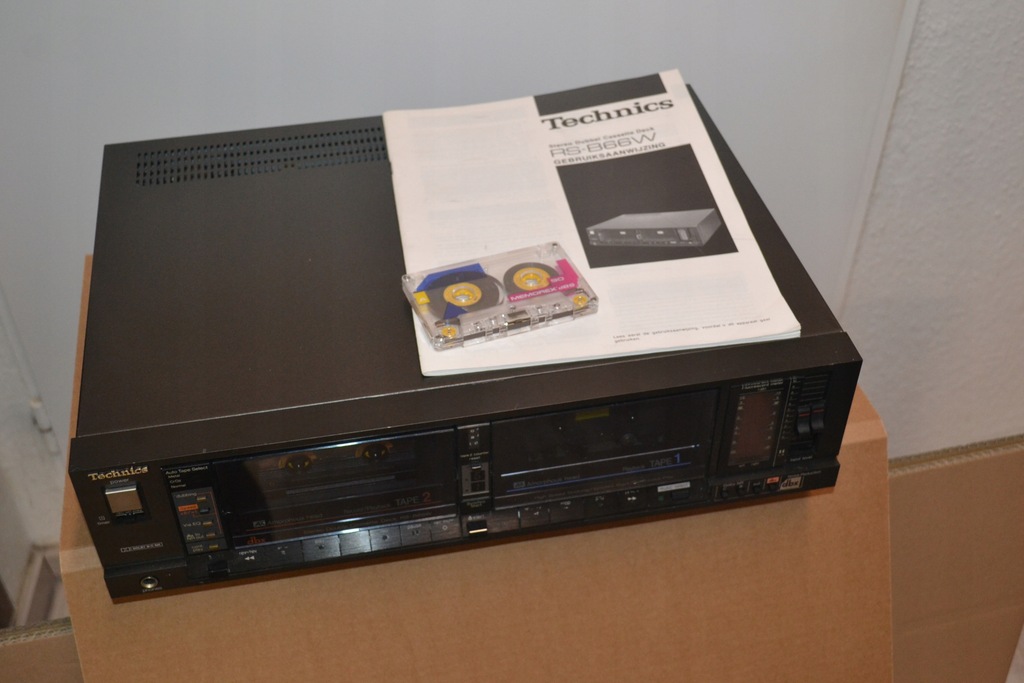 Magnetofon kasetowy Technics RS-B66W czarny