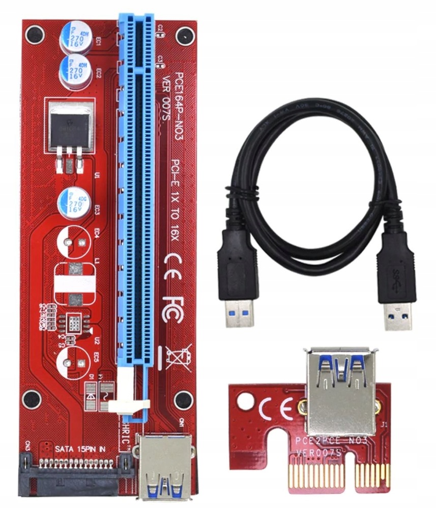 Купить Райзер PCI-E 1x-16x USB 3.0 SATA FV23%: отзывы, фото, характеристики в интерне-магазине Aredi.ru