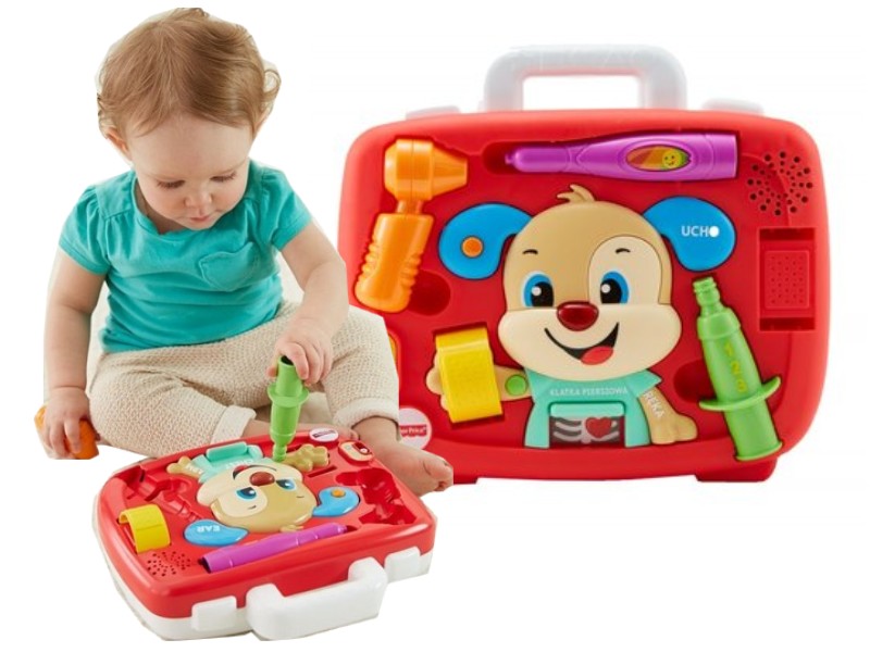 FISHER PRICE SZCZENIACZEK U LEKARZA doktor FPR00