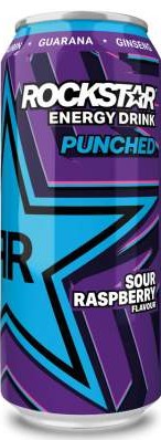 ROCKSTAR ENERGY DRINK PUNCHED SOUR RASPBERRY 500ML