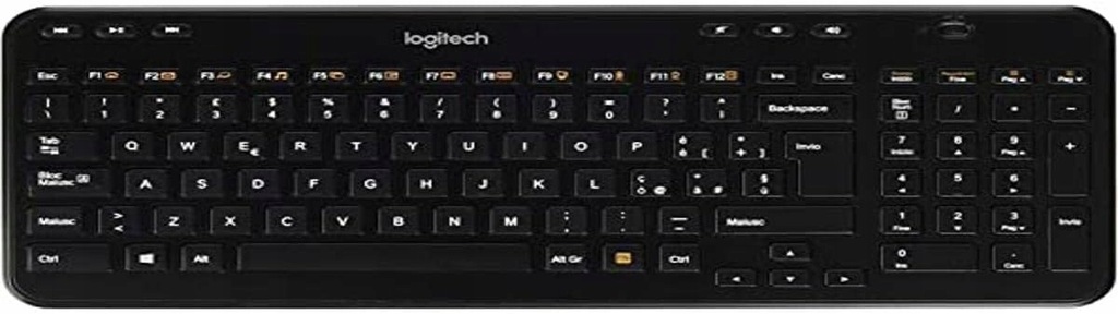 Logitech Klawiatura bezprzewodowa LOGITECH K360 920-003075, QWERTY