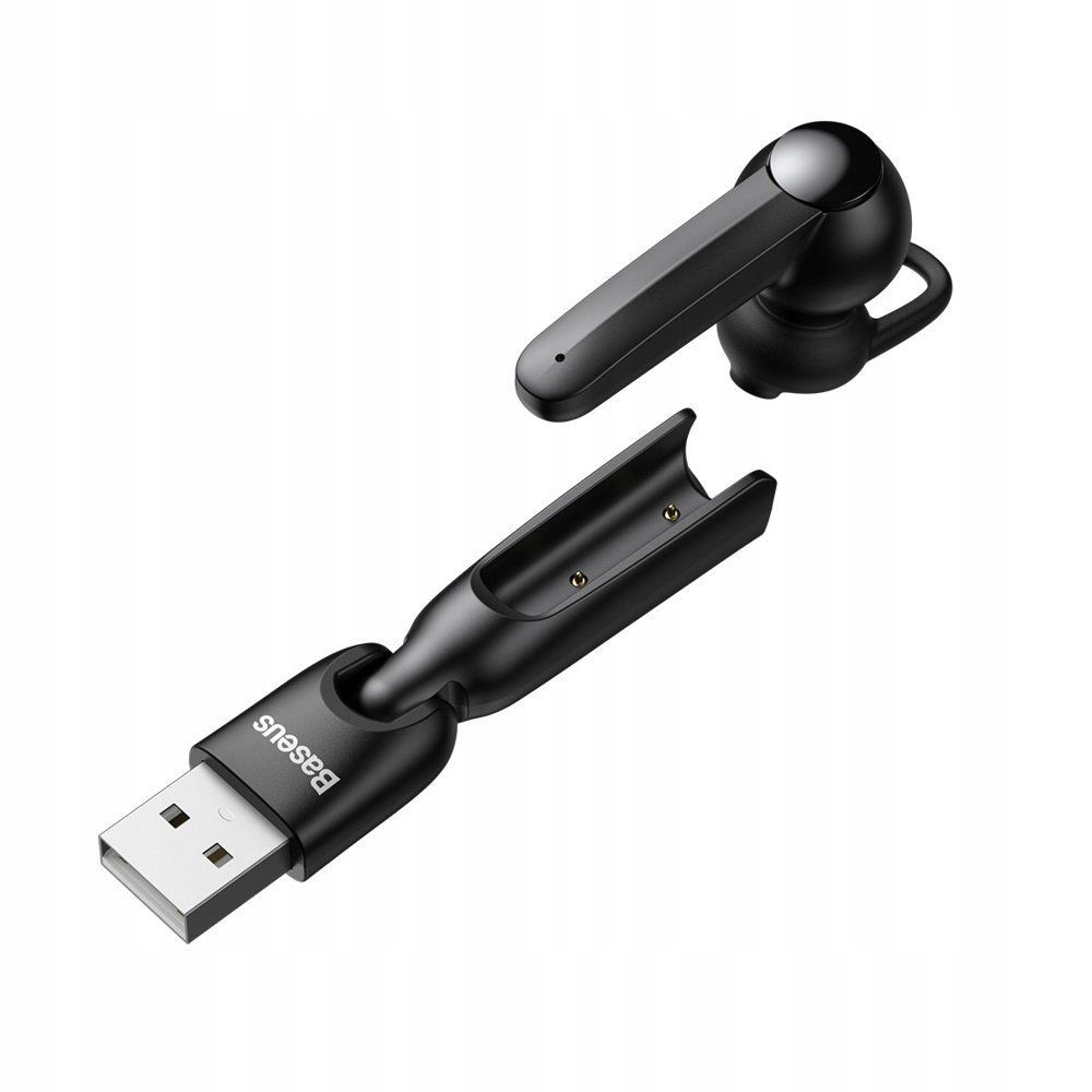 Baseus Słuchawka Bluetooth USB czarna NGA05-01