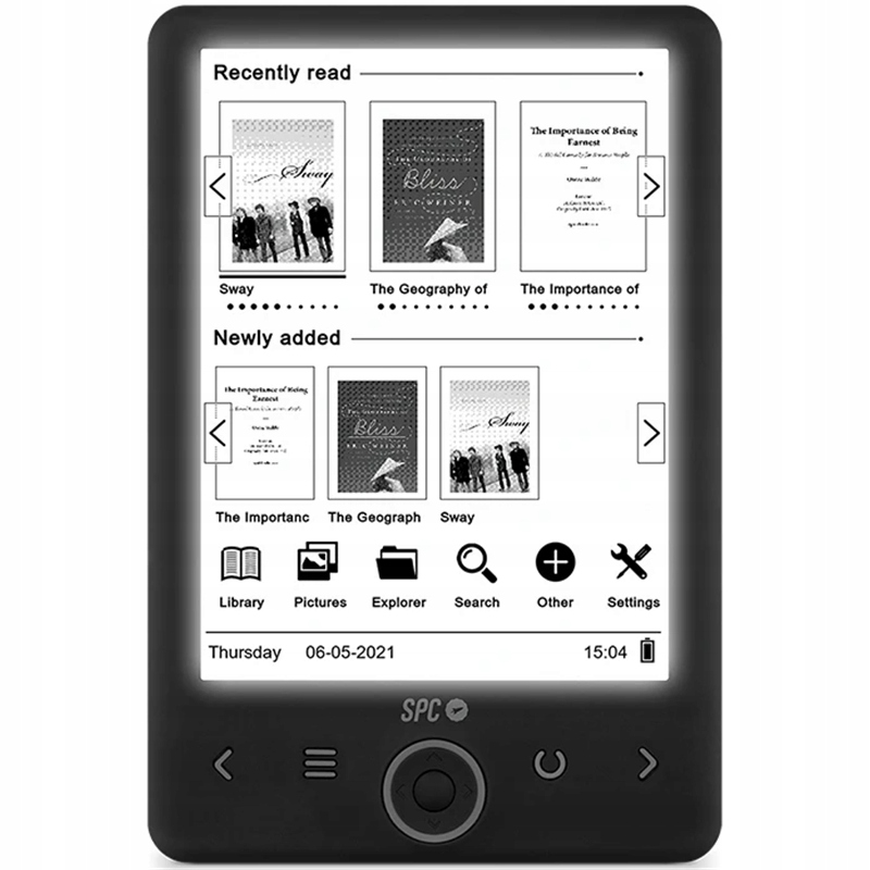 E-book SPC Dickens light 2 8 GB