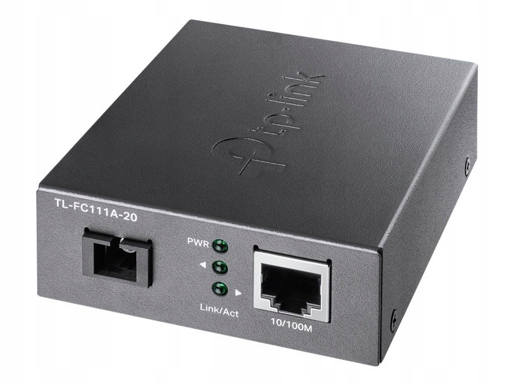 TP-LINK TL-FC111A-20 10/100 RJ45 to 100Mbps Single-mode SC WDM