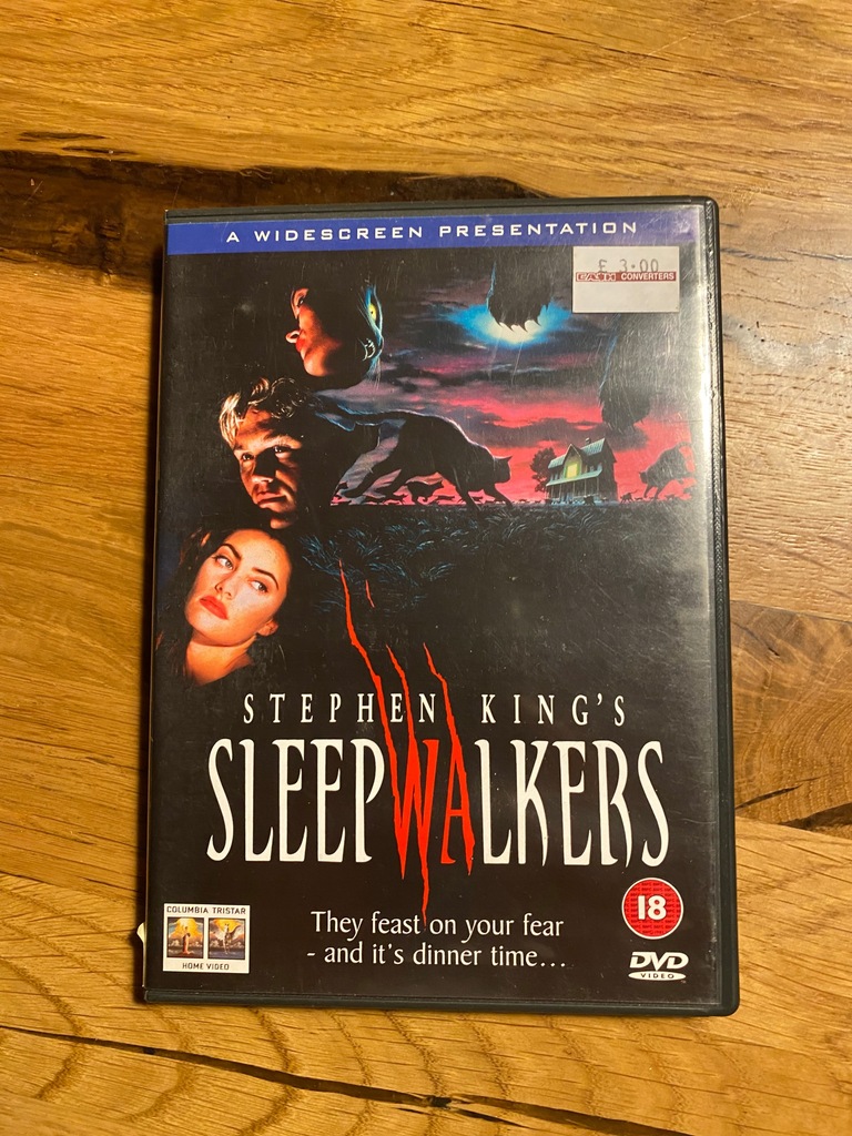 STEPHEN KING - SLEEPWALKERS - LUNATYCY DVD UNIKAT