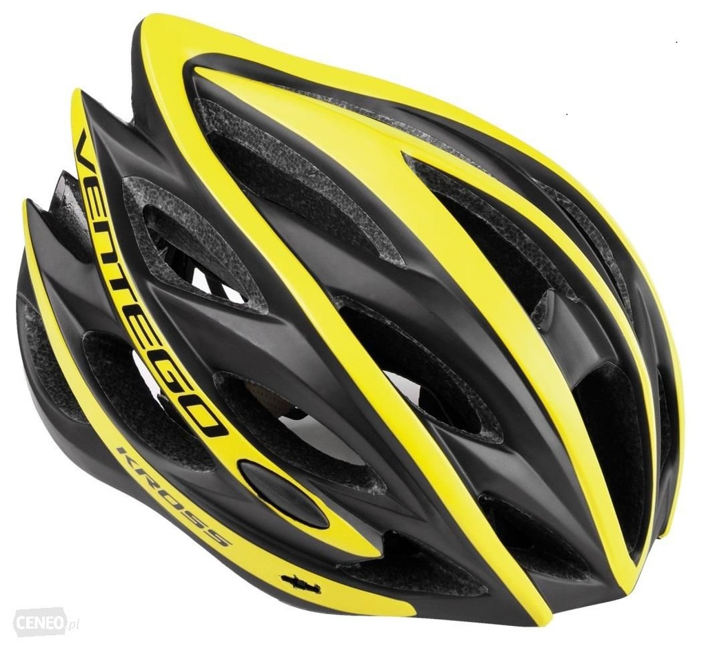 KASK ROWEROWY KROSS VENTEGO ZÓŁTY L 58-61 CM