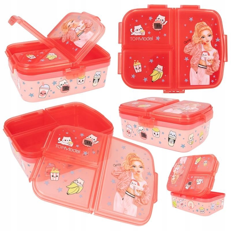 Lunchbox śniadaniówka z 4 Przegródkami TOPModel