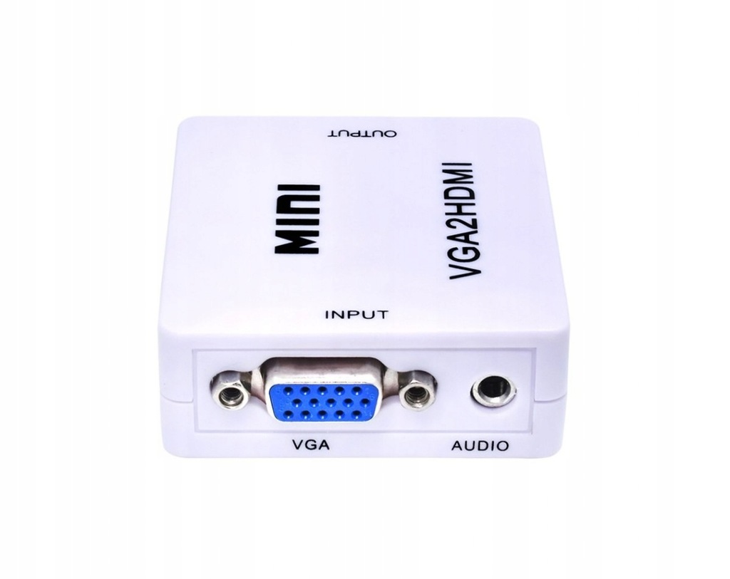 Konwerter video VGA +audio stereo do HDMI